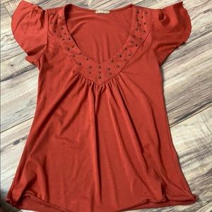 Rusty colored blouse